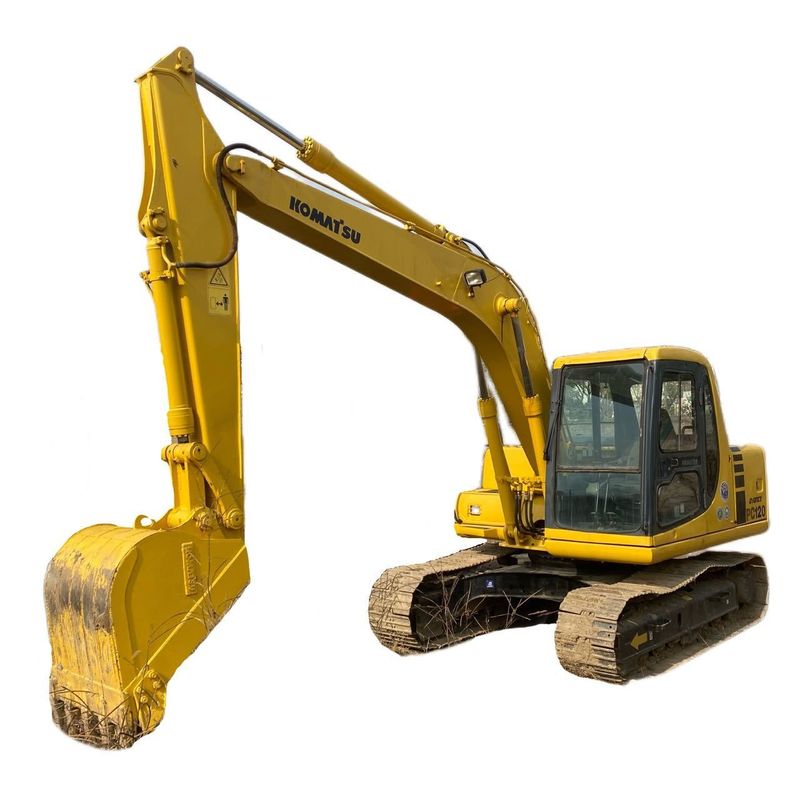 ใช้ komatsu pc120 5 เครื่องขุด / มือสองยี่ปุ่นเครื่องยนต์ PC 120 Komatsu Excavator