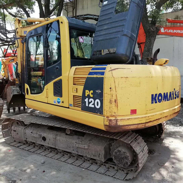 ใช้ komatsu pc120 5 เครื่องขุด / มือสองยี่ปุ่นเครื่องยนต์ PC 120 Komatsu Excavator