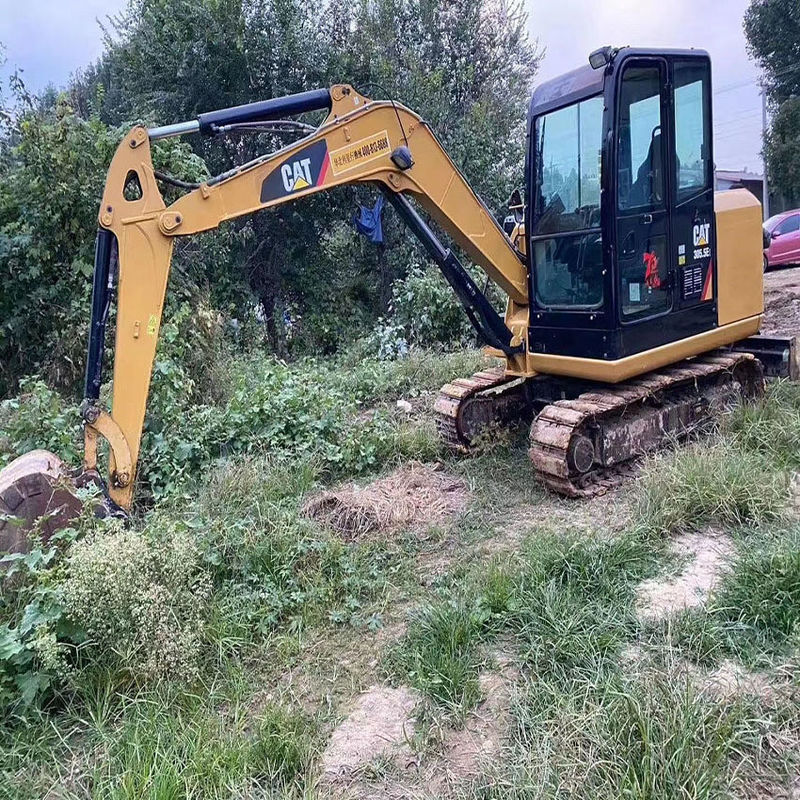 เครื่องขุดขนาดเล็กในสภาพดี เครื่องขุดมือสอง 5.5ton เครื่องขุดขนาดเล็ก CAT 305.5 เครื่องขุด Crawler