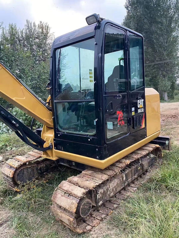 เครื่องขุดขนาดเล็กในสภาพดี เครื่องขุดมือสอง 5.5ton เครื่องขุดขนาดเล็ก CAT 305.5 เครื่องขุด Crawler