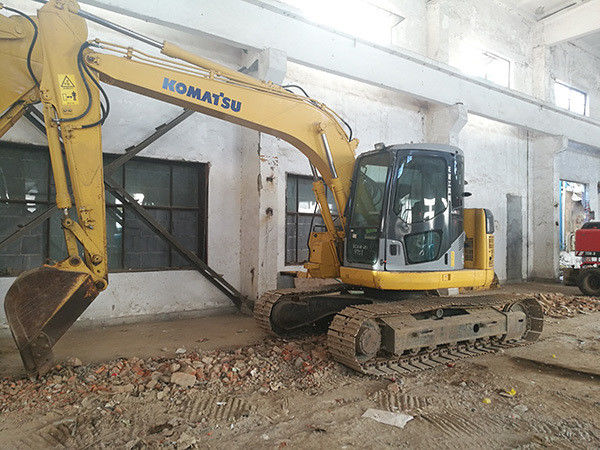 เครื่องจักรกลเครื่องยนต์ใช้ โคมาตซู pc128 excavator 12 ตัน pc128us crawler digger pc128us-2 pc128us-8