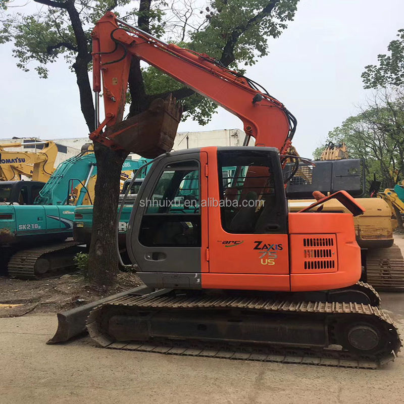 ขายเครื่องขุดขนาดเล็กมือสอง Hitachi75US ในสภาพดี