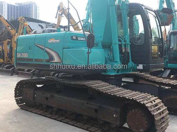 Kobelco SK200 ขายดีที่สุด เครื่องขุดเกาะมือสอง Kobelco SK200/เครื่องขุดมือสองคุณภาพดี Kobelco SK200 สําหรับขาย