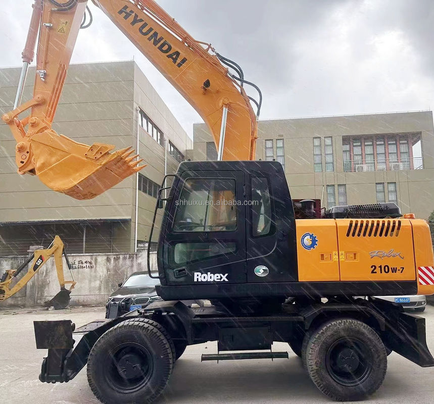 มือสอง เครื่องขุดล้อคุณภาพดี HYUNDAI210W 21T เครื่องขุดขุดมือสอง สําหรับขาย