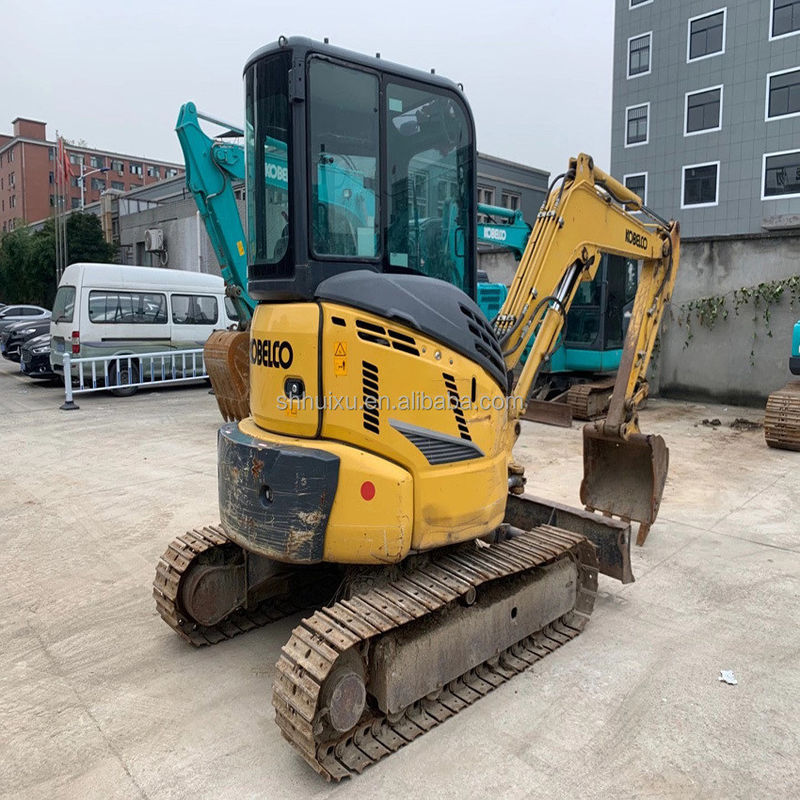 เครื่องขุดไฮดรอลิกครีลเลอร์ Kobelco35SR มินิมือสอง เครื่องขุดคุณภาพสูง KOBELCO35SR ราคาถูก
