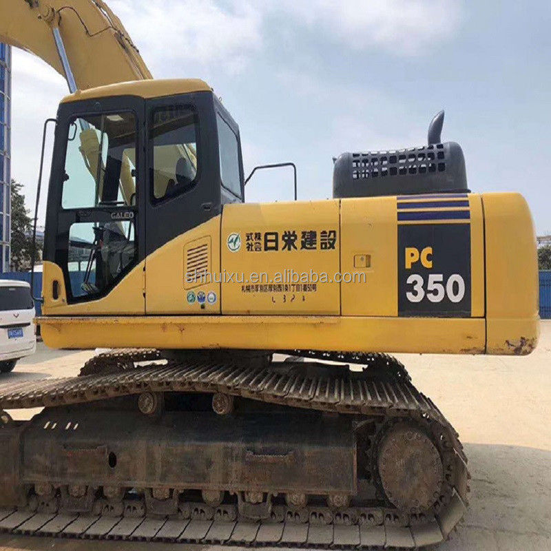 Komatsu มือสอง KOMATSU350-7 excavator สภาพดี / ใช้ comatsu pc350-7 เครื่องขุดพ่วง Komatsu Excavator