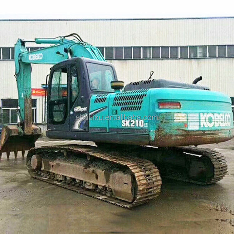 Kobelco SK200 ขายดีที่สุด เครื่องขุดเกาะมือสอง Kobelco SK210-8 เครื่องขุดมือสองคุณภาพดี สําหรับขาย