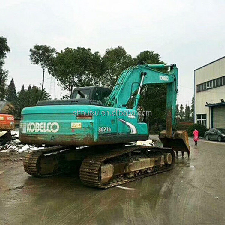 Kobelco SK200 ขายดีที่สุด เครื่องขุดเกาะมือสอง Kobelco SK210-8 เครื่องขุดมือสองคุณภาพดี สําหรับขาย