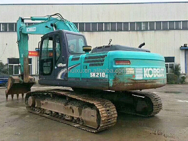 Kobelco SK200 ขายดีที่สุด เครื่องขุดเกาะมือสอง Kobelco SK210-8 เครื่องขุดมือสองคุณภาพดี สําหรับขาย