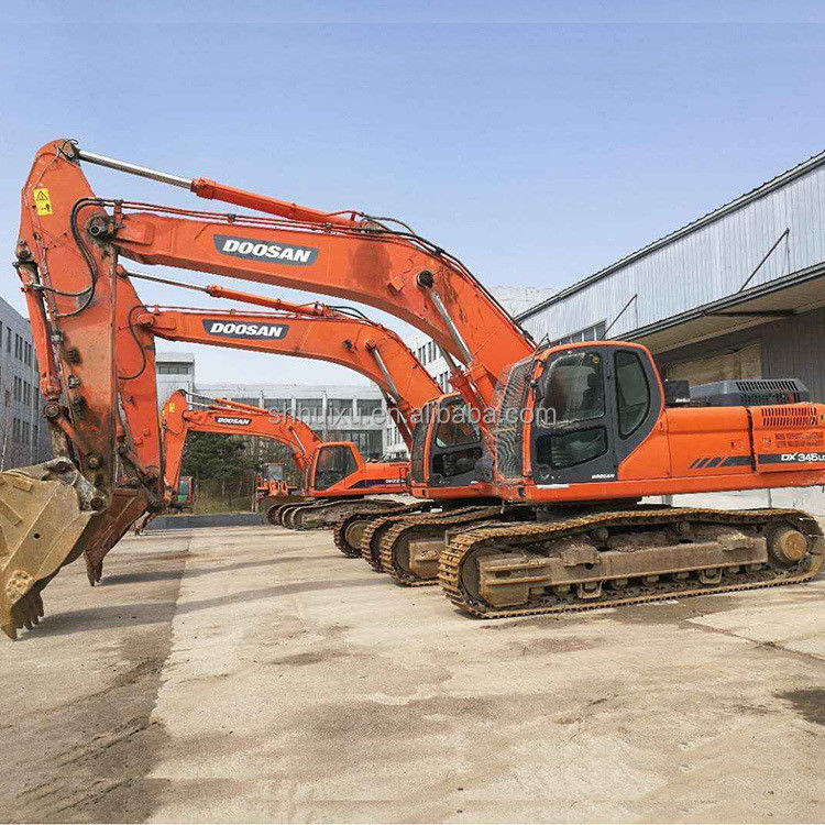 Doosan ขายร้อน คุณภาพยอดเยี่ยม มือสอง เครื่องขุดไฮดรอลิก รอบ DOOSAN DX345 สาเหตุเกาหลี/เครื่องขุดมือสอง ขายดีที่สุด ราคาดี