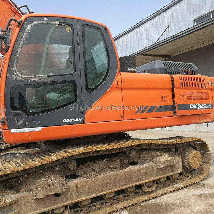 Doosan ขายร้อน คุณภาพยอดเยี่ยม มือสอง เครื่องขุดไฮดรอลิก รอบ DOOSAN DX345 สาเหตุเกาหลี/เครื่องขุดมือสอง ขายดีที่สุด ราคาดี