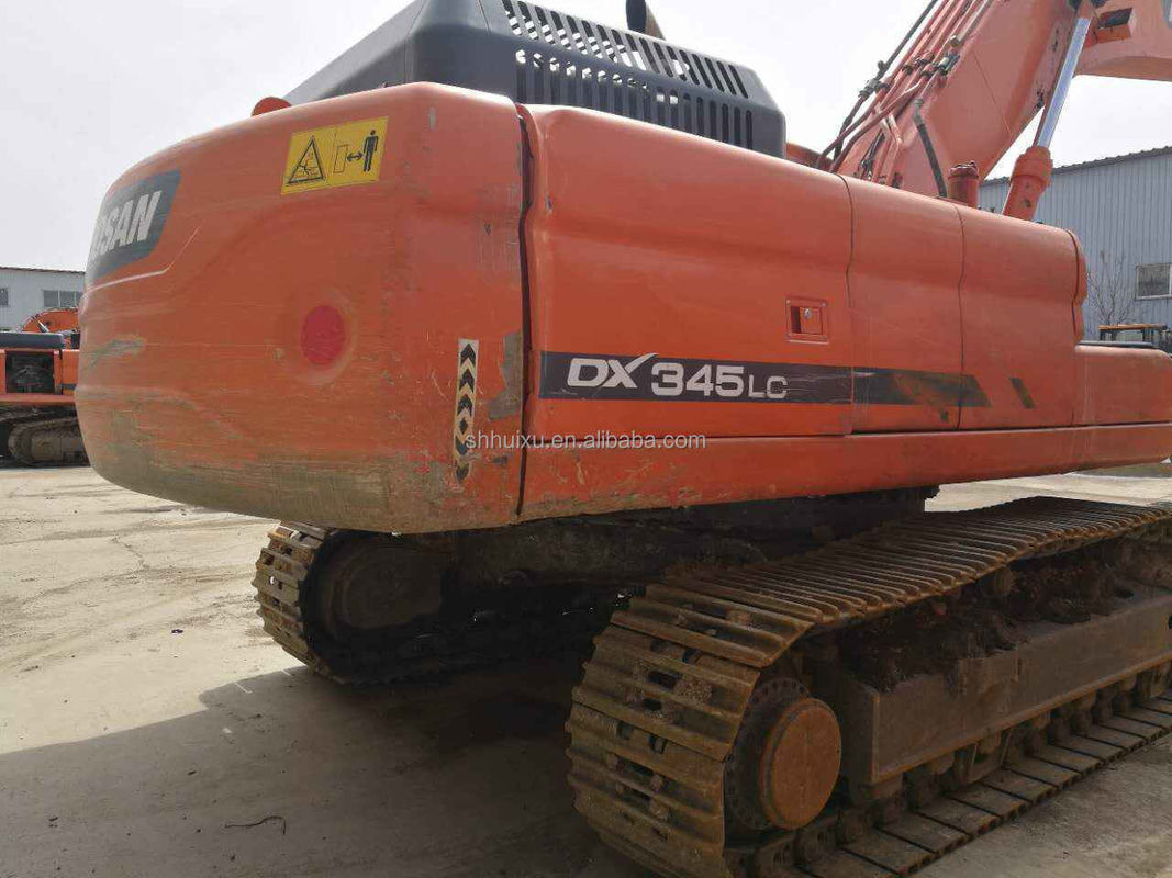 Doosan ขายร้อน คุณภาพยอดเยี่ยม มือสอง เครื่องขุดไฮดรอลิก รอบ DOOSAN DX345 สาเหตุเกาหลี/เครื่องขุดมือสอง ขายดีที่สุด ราคาดี