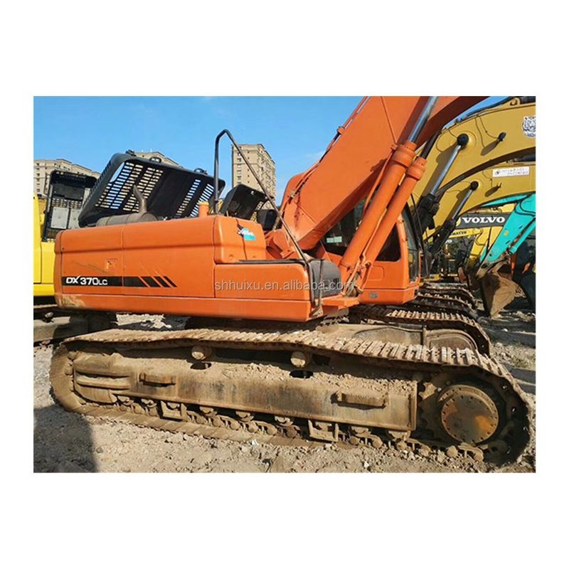 Doosan ขายร้อน คุณภาพยอดเยี่ยม มือสอง เครื่องขุดไฮดรอลิก รอบ DOOSAN DX370 เกาหลีต้นกําเนิด/เครื่องขุดมือสองขายดีที่สุด ราคาดี
