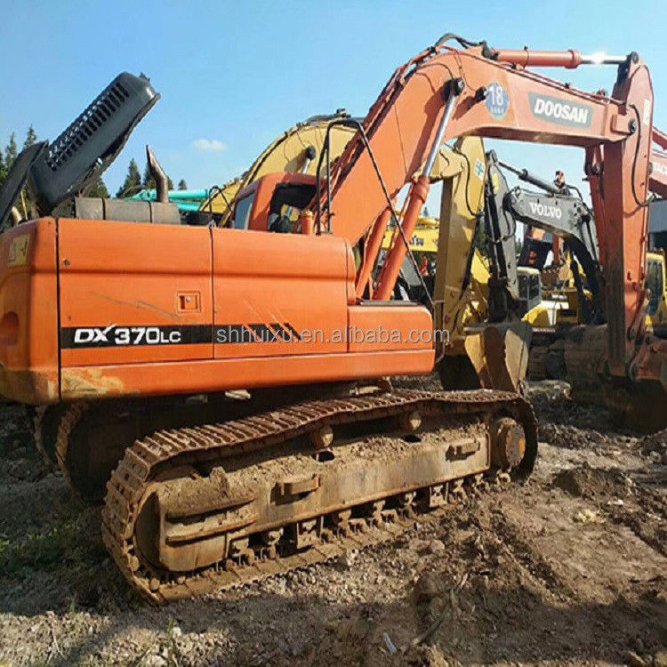 Doosan ขายร้อน คุณภาพยอดเยี่ยม มือสอง เครื่องขุดไฮดรอลิก รอบ DOOSAN DX370 เกาหลีต้นกําเนิด/เครื่องขุดมือสองขายดีที่สุด ราคาดี