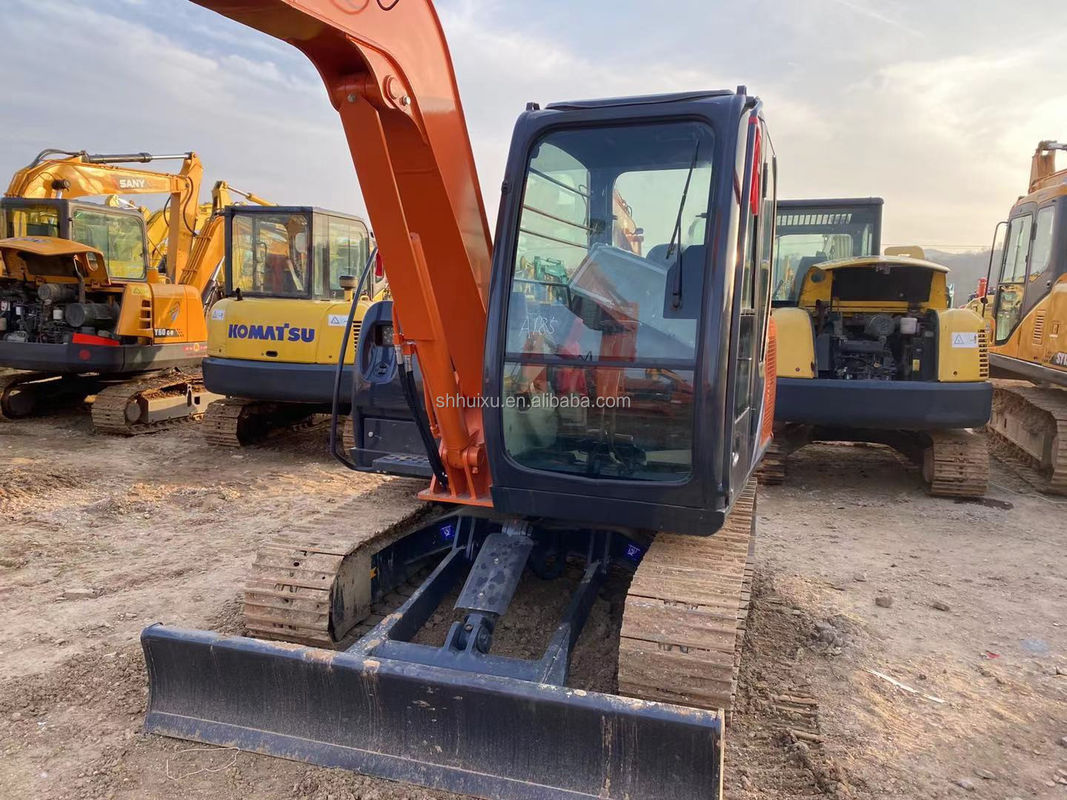 ฮิตาชิในสต็อกใช้ฮิตาชิ มินิ excavator zx60 ญี่ปุ่นปี 2019/มือสอง ขนาดเล็ก Crawler Excavator สภาพดี HITACHI 60