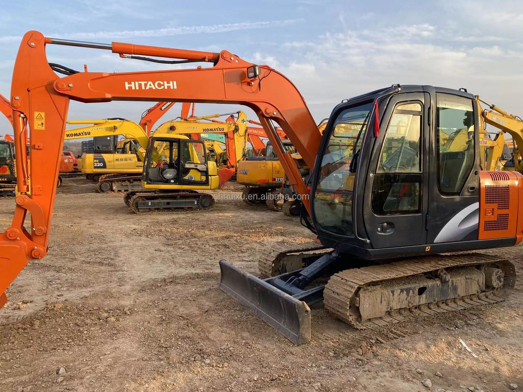ฮิตาชิในสต็อกใช้ฮิตาชิ มินิ excavator zx60 ญี่ปุ่นปี 2019/มือสอง ขนาดเล็ก Crawler Excavator สภาพดี HITACHI 60