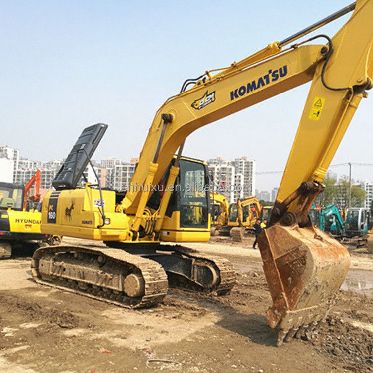โคมาตซู เครื่องขุดเครื่องคราม PC160-7 มือสอง สําหรับขาย โคมาตซู