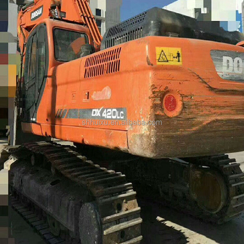 Doosan ขายร้อน คุณภาพดีมือสอง เครื่องขุดไฮดรอลิก DOOSAN DX420 สาเหตุเกาหลี ใช้เครื่องขุดราคาดี