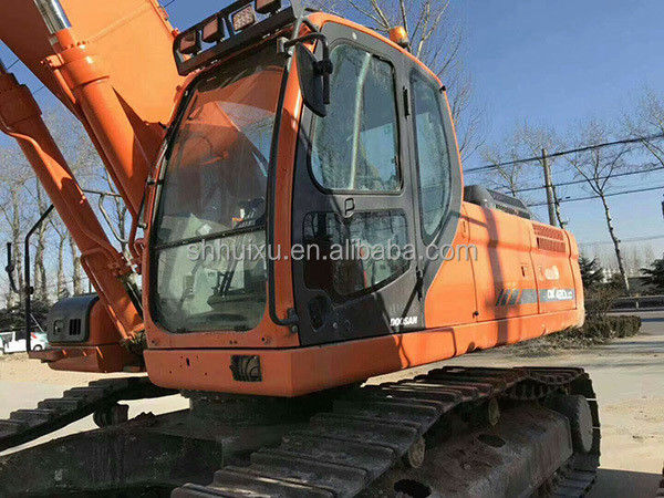 Doosan ขายร้อน คุณภาพดีมือสอง เครื่องขุดไฮดรอลิก DOOSAN DX420 สาเหตุเกาหลี ใช้เครื่องขุดราคาดี