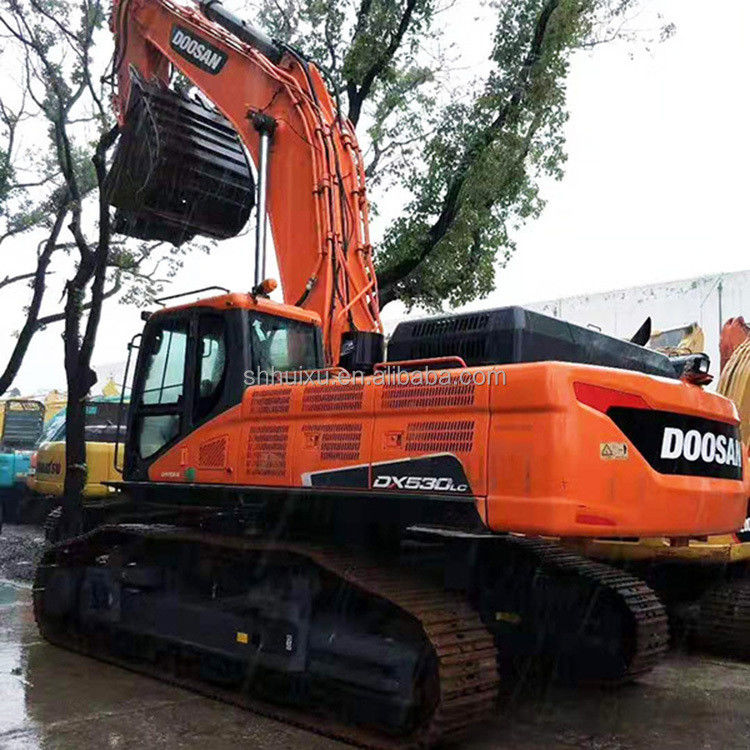 Doosan ขายร้อน คุณภาพดีดีมือสอง เครื่องขุดไฮดรอลิกจูง DOOSAN DX530 ที่มาเกาหลี เครื่องขุดมือสองขายดีที่สุด