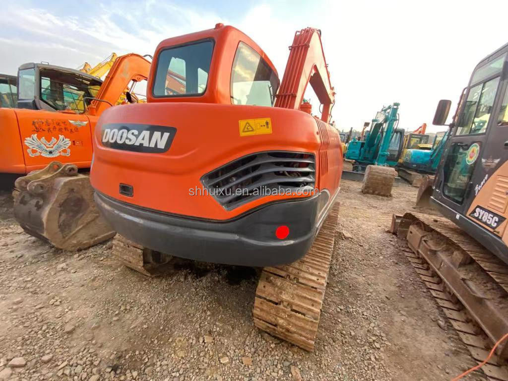 เกาหลีที่มาใช้ mini digger Doosan75 เครื่องสร้างคุณภาพ / มือสองไฮดรอลิก crawler excavator DOOSAN75 ขายร้อน