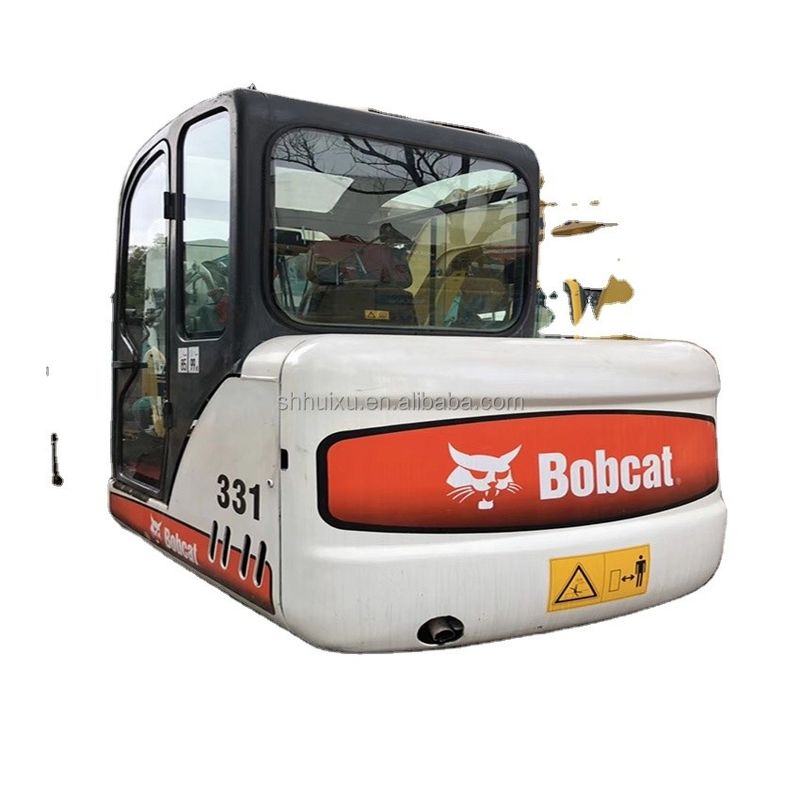 มือสอง เครื่องขุดกรอบเกรบคุณภาพดี BOBCAT331 3.1T เครื่องขุดกรอบมือสอง สําหรับขาย