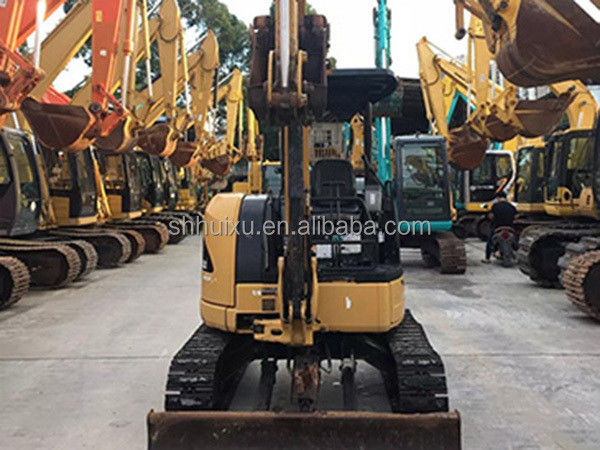 คุณภาพดี ใช้งานไฮดรอลิก มินิ excavator CAT303.5 มือสอง เครื่องขุดแมลงตัวเล็ก crawler สําหรับขายแมลงตัวในคลัง