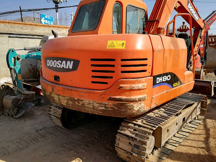 มือสอง 8 ตัน doosan DX80 excavator ใช้ 80 รุ่น mini โครงการภารกิจ DX80 สําหรับขาย