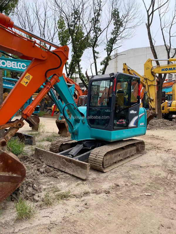 Kobelco SK200 เครื่องขุดแบบไฮดรอลิก Kobelco 60-8 มือสอง เครื่องขุดขนาดเล็กคุณภาพดี/มือสอง ราคาถูก