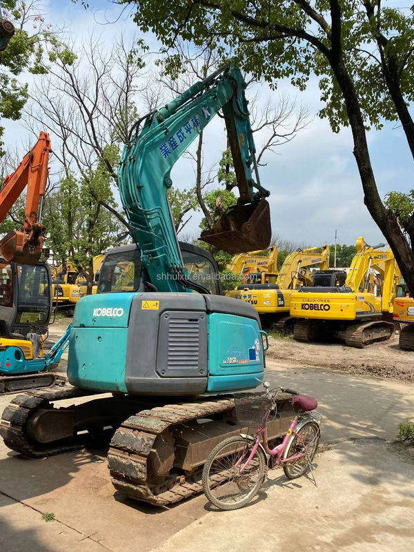 Kobelco SK200 เครื่องขุดคลาน Kobelco 70SR มือสอง ไฮดรอลิก คุณภาพดี เครื่องขุดขนาดเล็กมือสอง ราคาถูก