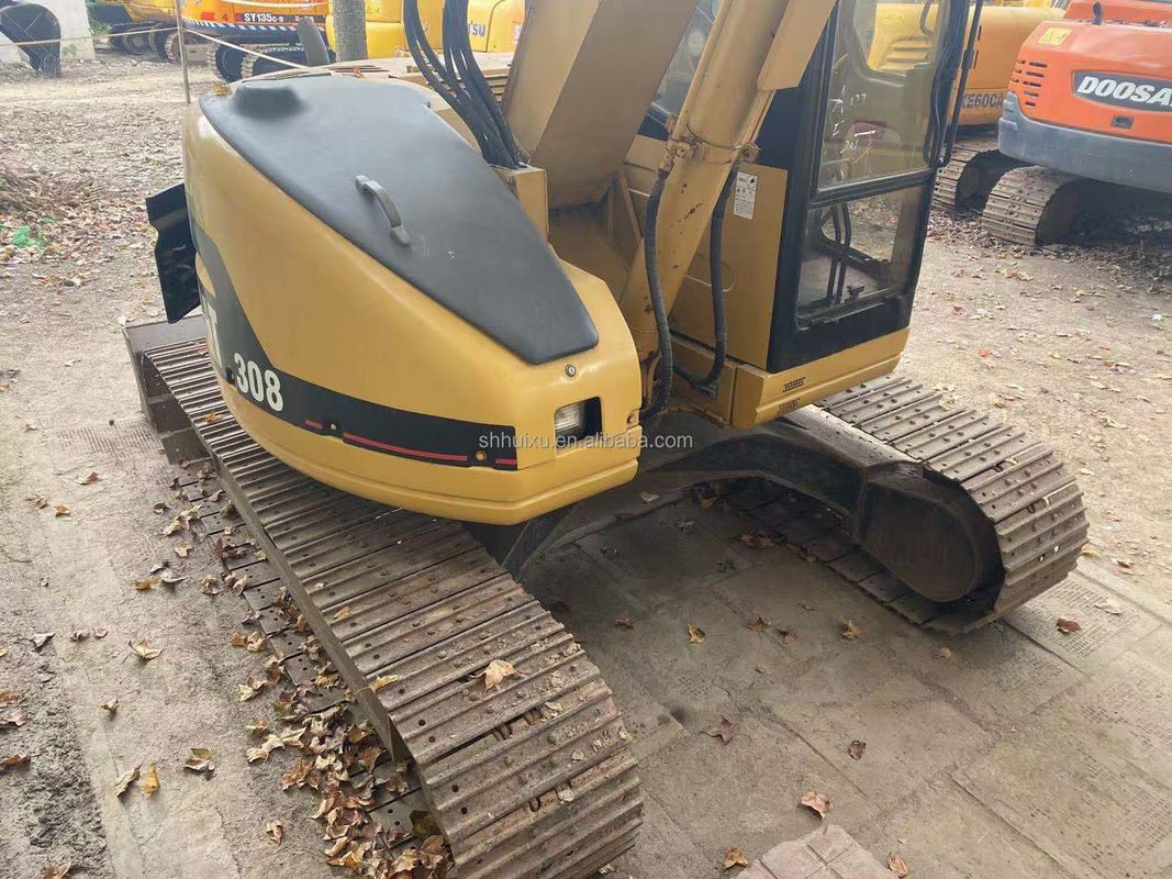 เครื่องขุดขนาดเล็กแบบไฮดรอลิก CAT308 มือสอง คุณภาพดี เครื่องขุดขนาดเล็ก CAT308 สําหรับขาย