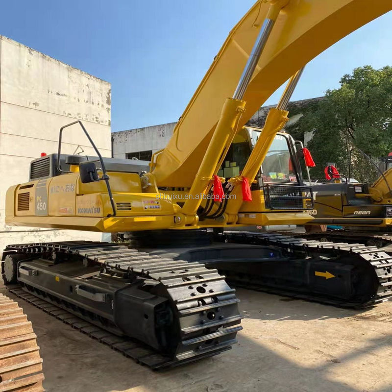 Komatsu PC450 เครื่องขุดมือสอง ผลงานดีมาก การทํางานเร็ว ราคาถูก การรับประกันคุณภาพ 2 ปี