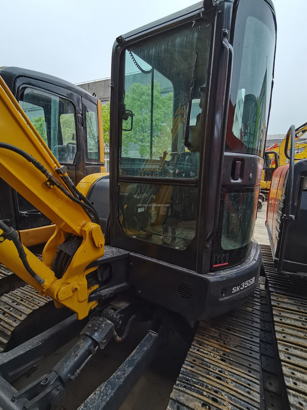 Kobelco SK200 Kobelco SK35SR เครื่องขุดไฮดรอลิกมือสอง ที่มาจากญี่ปุ่น/เครื่องขุดขนาดเล็กที่ใช้ Kobelco SK35SR คุณภาพดี ราคาถูก