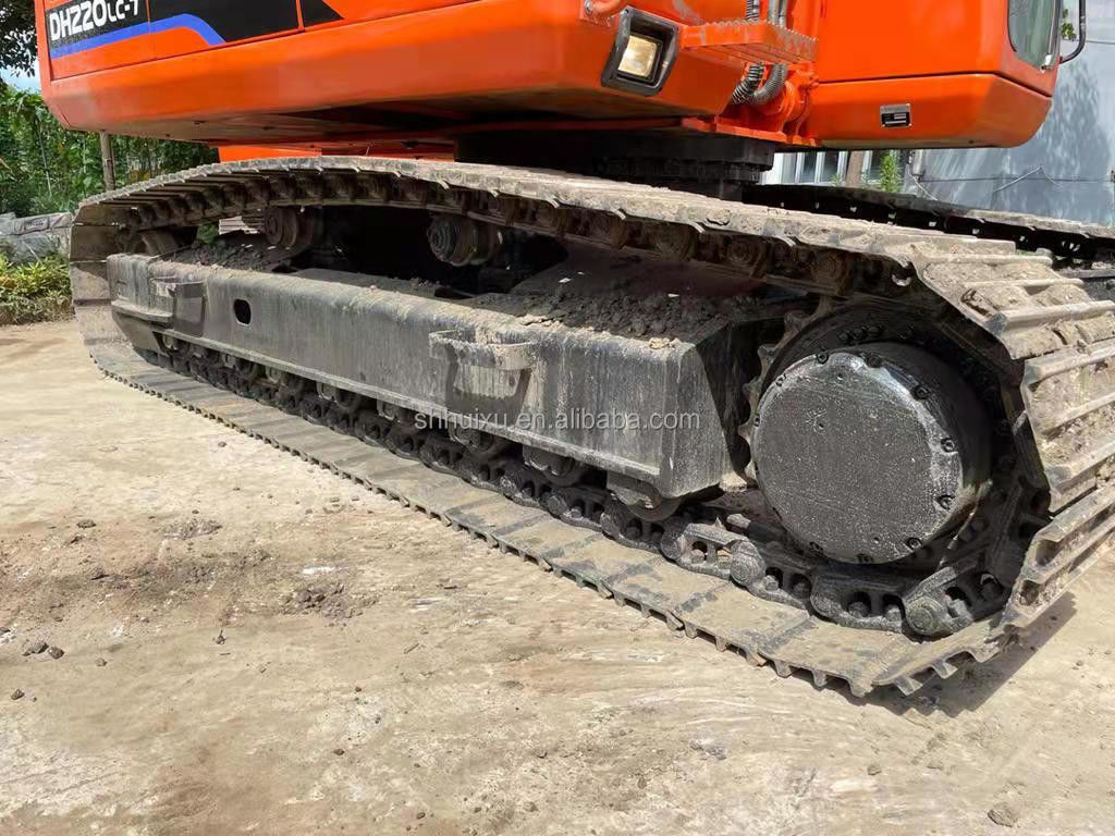 Doosan ขายร้อน doosan dh220lc เครื่องขุด/เครื่องขุดมือสอง Doosan DH220-7 สาเหตุเกาหลี สําหรับขาย