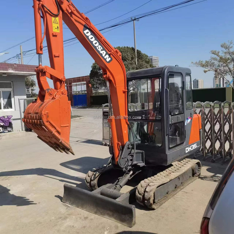 Doosan ขายร้อน เครื่องขุด Doosan DH35 ของเดิม มินิ Excavator Doosan พร้อมใบขุด Doosan
