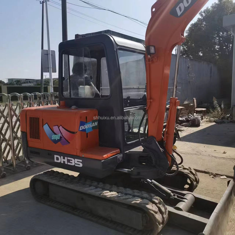 Doosan ขายร้อน เครื่องขุด Doosan DH35 ของเดิม มินิ Excavator Doosan พร้อมใบขุด Doosan