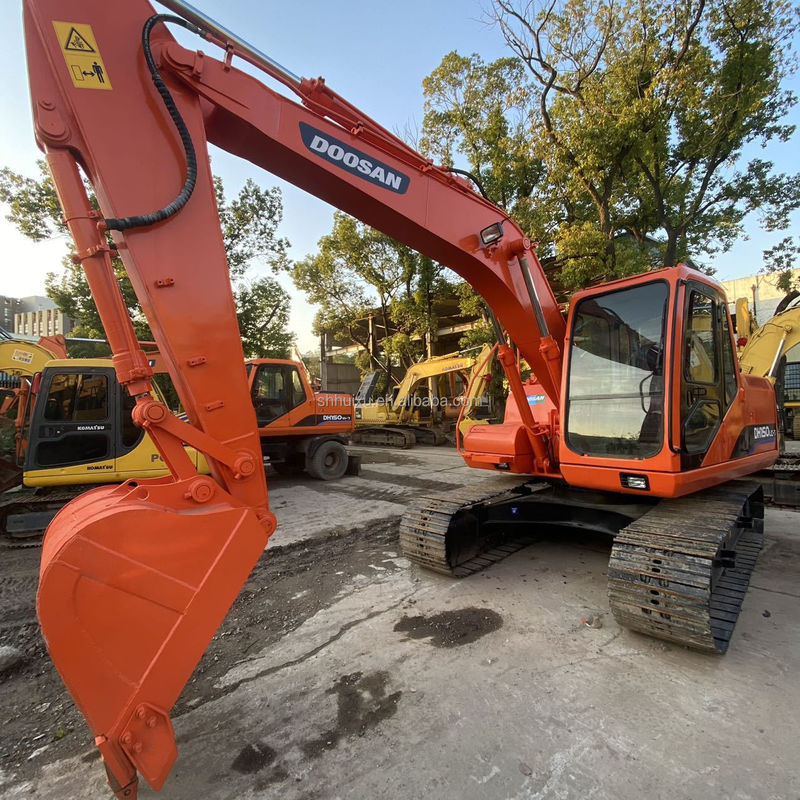 Doosan ขายร้อน มือสอง คุณภาพดี Doosan Excavator DH150 Lc-7 พร้อมทํางาน 15ton Doosan Dh150 ขายร้อน
