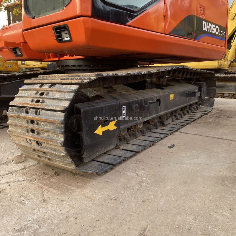 Doosan ขายร้อน มือสอง คุณภาพดี Doosan Excavator DH150 Lc-7 พร้อมทํางาน 15ton Doosan Dh150 ขายร้อน