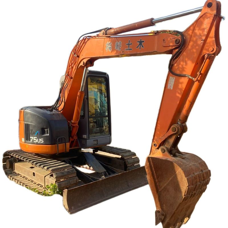 ฮิตาชิ ขายร้อนใช้ ฮิตาชิ ex75ur excavator/มือสอง ขุดขุดขนาดเล็ก รอบคลุม สภาพดี HITACHI 75