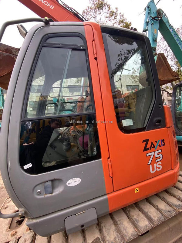 ฮิตาชิ ขายร้อนใช้ ฮิตาชิ ex75ur excavator/มือสอง ขุดขุดขนาดเล็ก รอบคลุม สภาพดี HITACHI 75