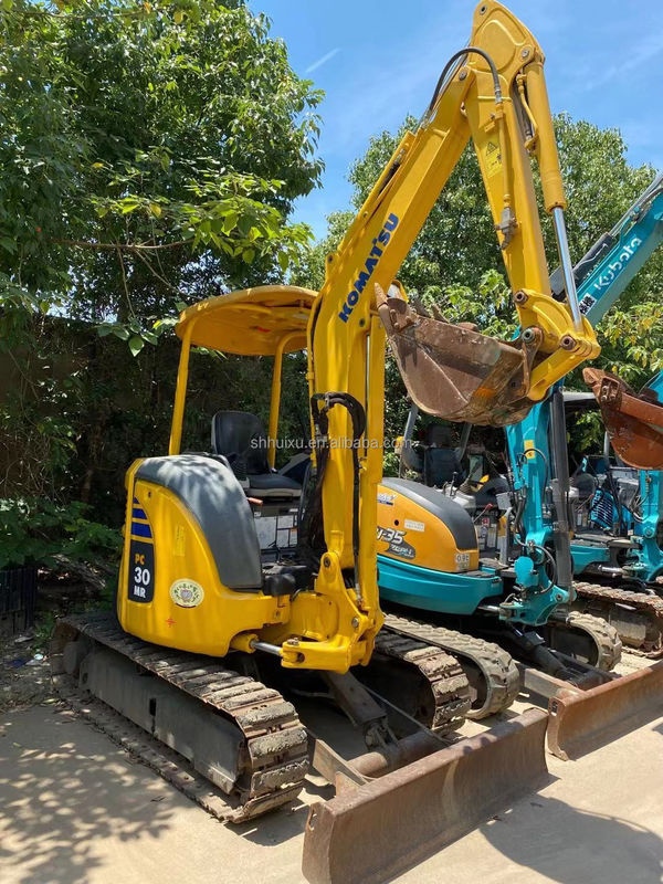 โคมาตซู คุณภาพดี ใช้ PC30mr โคมาตซู excavator ใช้เครื่อง excavator มินิ