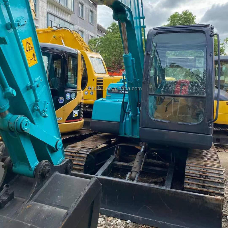 Micro mini excavator Kobelco 75 มือสอง เครื่องขุดขนาดเล็ก เครื่องจักรมือสอง 7.5 ตัน excavator usa จีน excavator สวน