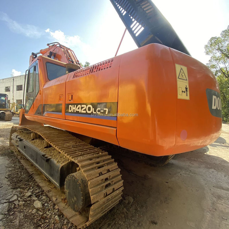 Doosan ขายร้อน อุปกรณ์เคลื่อนที่ดินใช้ doosan dh420lc-7 excavator dh420 42ton excavator การทําเหมืองหินขนาดใหญ่ dh420lc