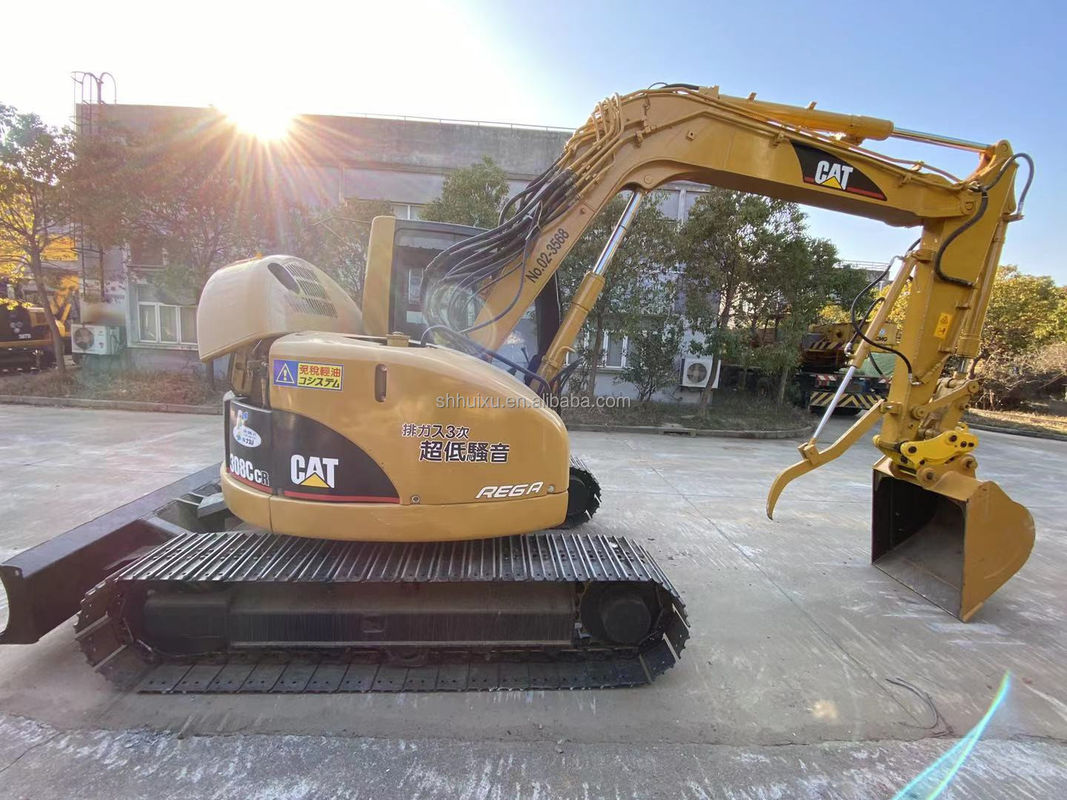 เครื่องขุดขยะขนาดเล็กมือสอง CAT308C ราคาถูก เครื่องขุดขยะมือสอง สภาพดี