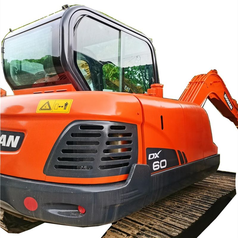 Doosan ขายร้อน ขายดี เครื่องขุดมือสอง Doosan DX60W เครื่องขุดล้อ