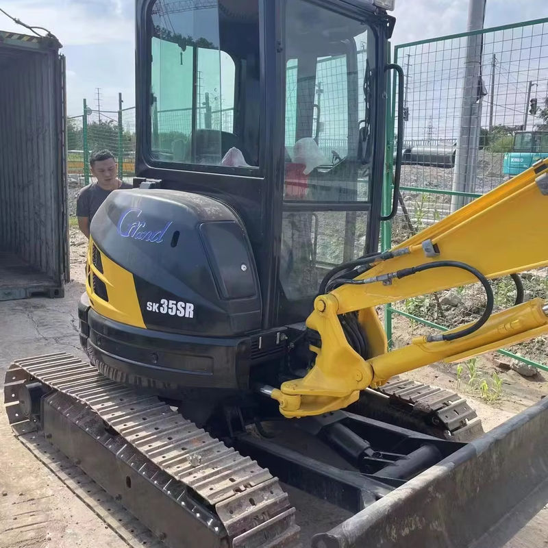 เครื่องขุดถังมือสองคุณภาพสูง kobelco 35sr/สภาพการทํางานมือสอง เครื่องขุดถังมือสองราคาถูก kobelco 35sr