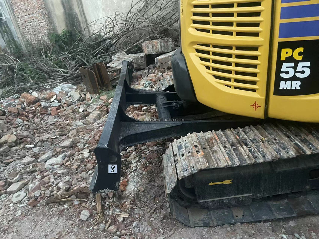 ค ณภาพส ง KOMATSU PC55MR เคร องขุดไฮดรอล ก crawler มือสอง ส าเหตุของญ ป น / เคร องขุดขนาดเล็กที่ใช้ KOMATSU PC55MR ราคาถูก