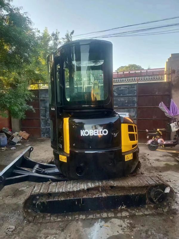 เครื่องขุดถังมือสองคุณภาพสูง kobelco 35sr/สภาพการทํางานมือสอง เครื่องขุดถังมือสองราคาถูก kobelco 35sr