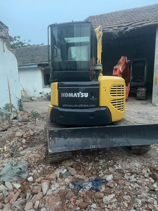 ค ณภาพส ง KOMATSU PC55MR เคร องขุดไฮดรอล ก crawler มือสอง ส าเหตุของญ ป น / เคร องขุดขนาดเล็กที่ใช้ KOMATSU PC55MR ราคาถูก