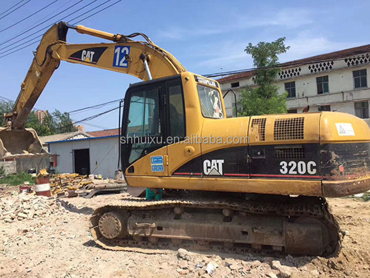 ประเทศญี่ปุ่นใช้ excavator cat 320 มือสอง excavator crawler ไฮดรอลิก CAT320C สภาพดี สําหรับขาย CAT 303 cat 306 excavator